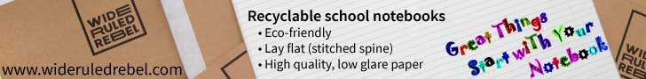 School Notebooks recyclable