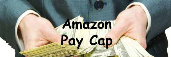 Image of man holding cash - Amazon increases max pay