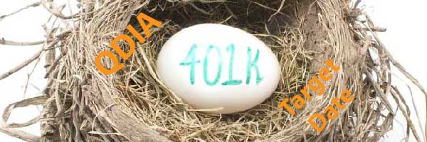 401k nest egg- QDIA