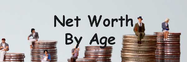 net worth by age - image of stacked coins